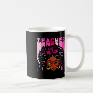 Mug Black Smart Enseignant Afro Love Melanin Black His