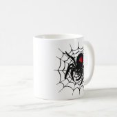 Mug Black Spider en Web (Devant droit)