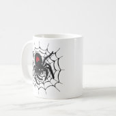 Mug Black Spider en Web (Devant gauche)
