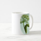 Mug Black Swallowtail Caterpillar mangeant du persil m (Devant droit)