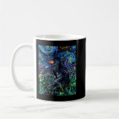 Mug Black Tan Long Cheveux Dachshund Starry Night Chie (Gauche)