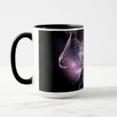 Mug Black & Tha Smoke Moderne Abstrait (Gauche)