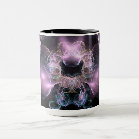 Mug Black & Tha Smoke Moderne Abstrait (Centre)