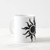 Mug Black Tribal Sun (Devant gauche)