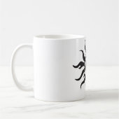 Mug Black Tribal Sun (Gauche)