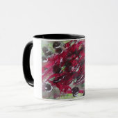 Mug Black vie cellulaire bulles Art Abstrait (Devant gauche)