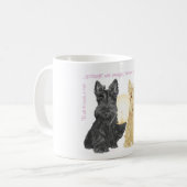 Mug Black & Wheaten Goodnight Scotties (Devant gauche)