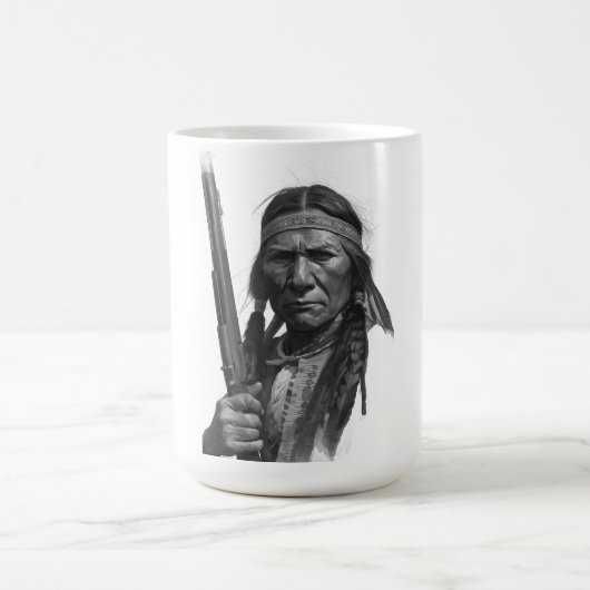 Mug Black & White Geronimo (Centre)