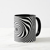 Mug Black White Twist (Devant droit)
