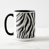 Mug Black White Zebra Imprimer Animal (Gauche)