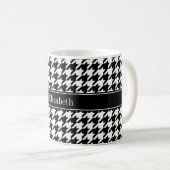 Mug Black Wht Houndstooth (Devant droit)