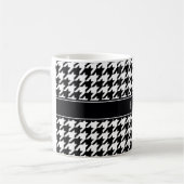Mug Black Wht Houndstooth (Gauche)