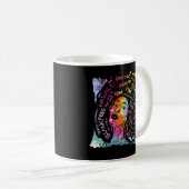 Mug Black Woman Afro Melanin Fierté Black History Mois (Devant droit)