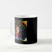Mug Black Woman Afro Melanin Fierté Black History Mois (Devant gauche)