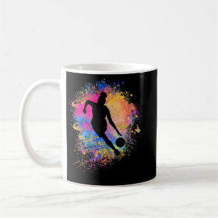 Mug Black Women Rainbow Basketball Silhouette Africain