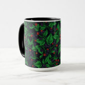 Mug Blackberries on dark gray (Devant gauche)
