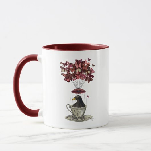 Mug Blackbird Dans Teup (Gauche)