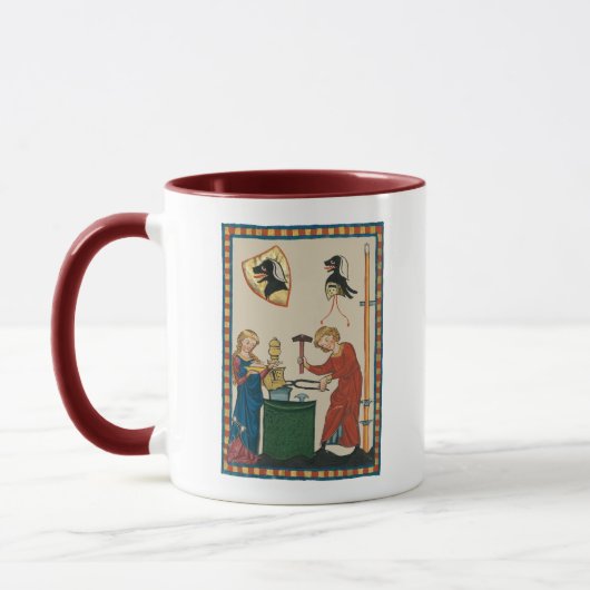 Mug Blacksmith Forge Casque Art Médiéval (Gauche)