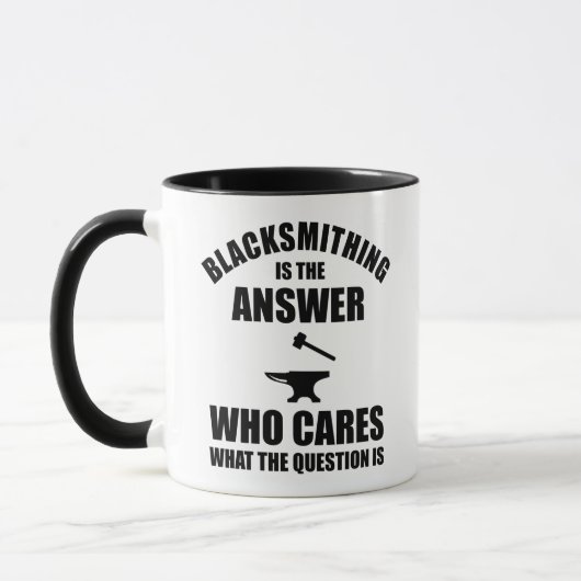 Mug Blacksmithing Est La Réponse (Gauche)