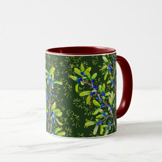 Mug Blackthorn vert foncé (Devant droit)