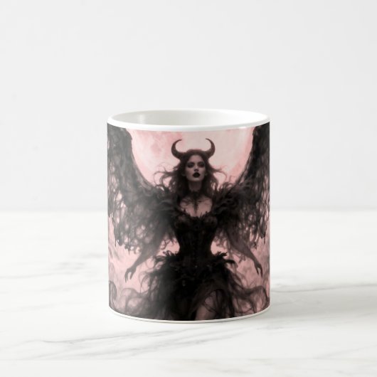 Mug Blackwing Moon - AI Fantasy Digital Art Print (Centre)