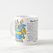 Mug Blackwood, l'origine, la signification et la crête (Devant gauche)