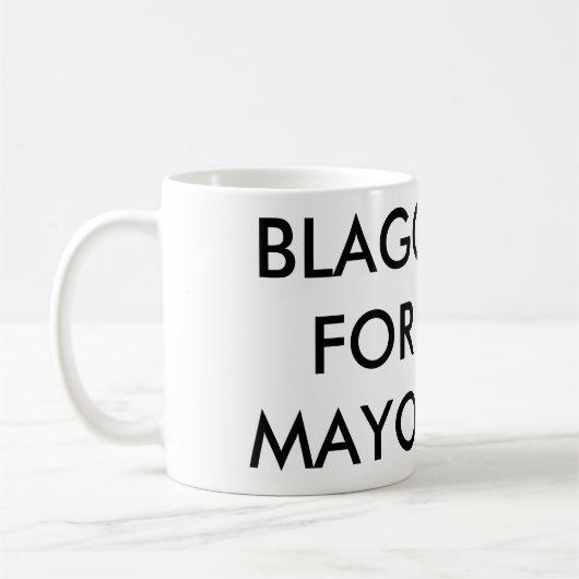 Mug Blago pour le maire de Chicago (Gauche)
