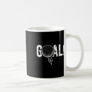 Mug Blague de but de football drôle de golf quatre
