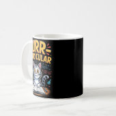 Mug Blague de chat de maths perpendiculaire (Devant gauche)