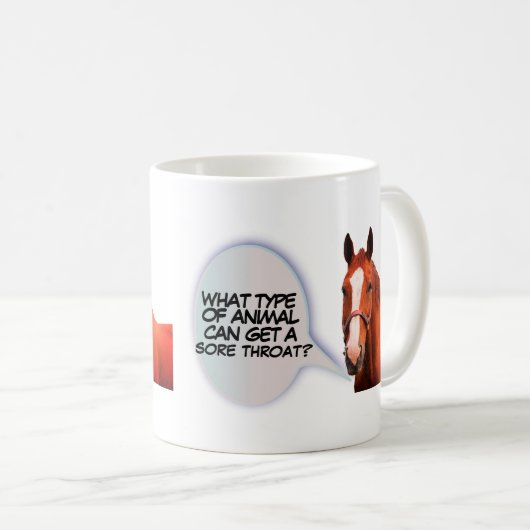 Mug Blague de cheval (Devant droit)
