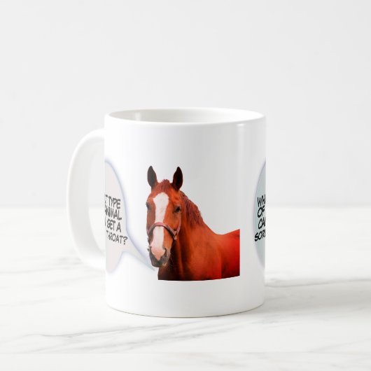 Mug Blague de cheval (Devant gauche)