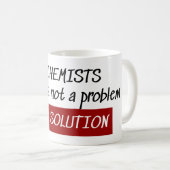 Mug Blague de chimistes sur la solution alcoolique de  (Devant droit)