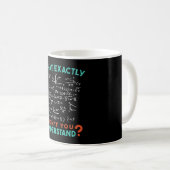 Mug Blague de formule de maths de physique (Devant droit)