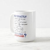 Mug Blague de formule de physique (Devant gauche)