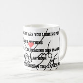 Mug Blague de mari et de femme (Devant droit)