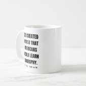 Mug Blague de Mark Twain (Devant gauche)