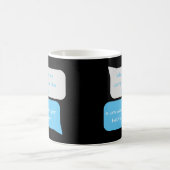 Mug Blague de nouveaux parents à 4h du matin par SMS  (Centre)