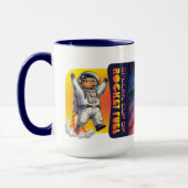 Mug Blague de Papa Carburant de Fusée Matin Drôle Capy (Gauche)