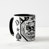 Mug Blague de PAPA 🔹🔹design amusant (Devant gauche)