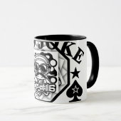 Mug Blague de PAPA 🔹🔹design amusant (Devant droit)
