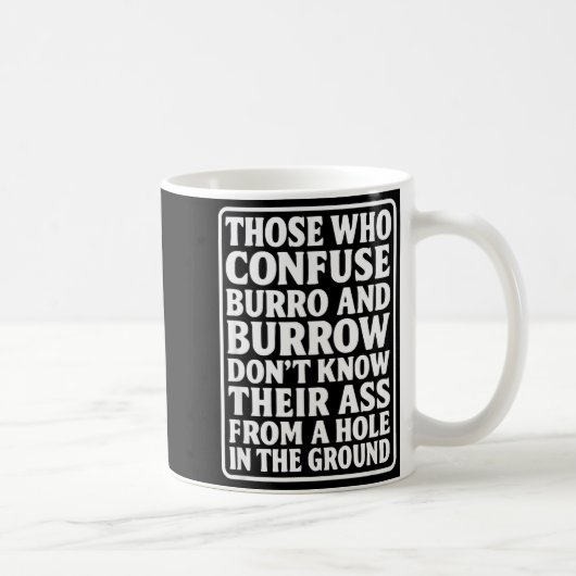 Mug Blague de papa drôle de burro terrier de jeu de mo (Droite)