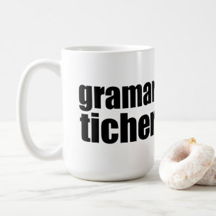 Mug Blague de professeur de grammaire