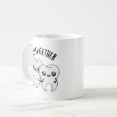 Mug Blague dentaire amusante Tooth-gether (Devant gauche)