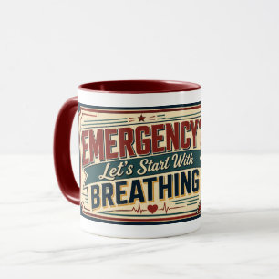 Mug Blague d'infirmière humouristique - Citation médic
