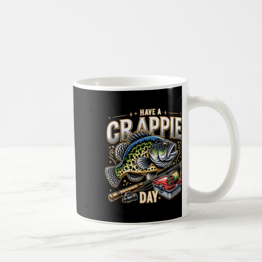 Mug Blague drôle de pêche à la crapette Humour de pêch (Droite)