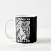 Mug Blague drôle d'histoire mongole et citation de Gen (Gauche)