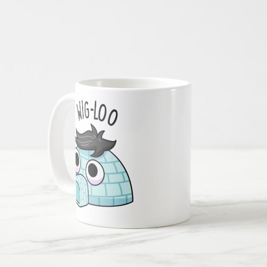 Mug Blague drôle d'igloo Wig-loo (Devant gauche)