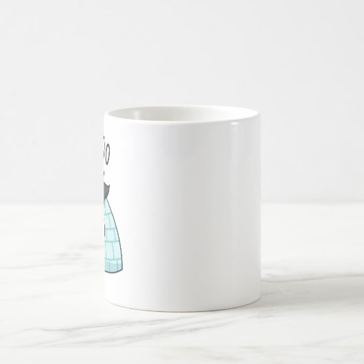 Mug Blague drôle d'igloo Wig-loo (Centre)