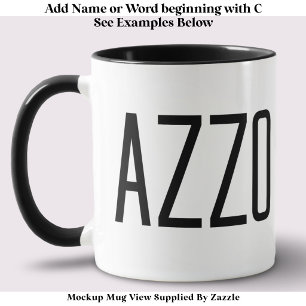 Mug Blague Italienne Cazzo Drôle et Sarcasique, Nom Pe