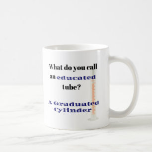 Mug Blague scientifique papa plaisante Cylindre diplôm